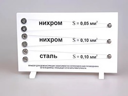 Прибор для демонстрации зависимости сопротивления проводника от его длины, сечения и материала - fgospostavki.ru - Ейск