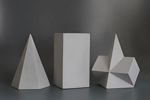 Набор гипсовых геометрических тел (15 штук) - fgospostavki.ru - Ейск