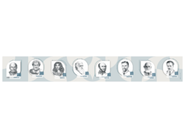 Стенд-лента "Выдающиеся ученые-биологи" - fgospostavki.ru - Ейск