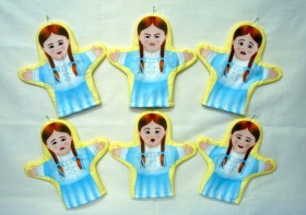 Набор рукавичек "Эмоции (девочки)" 6 штук - fgospostavki.ru - Ейск