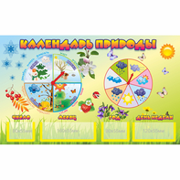 Стенд "Календарь природы" 0.5x0.3 - fgospostavki.ru - Ейск