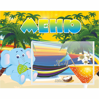 Стенд "Меню" 0.39x0.5 - fgospostavki.ru - Ейск