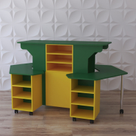 Модульный стеллаж "Весёлые занятия" - fgospostavki.ru - Ейск