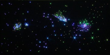 Напольный фиброоптический ковер "Млечный путь" 200х100, 300 точек - fgospostavki.ru - Ейск