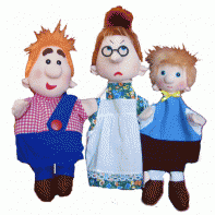 Набор перчаточных кукол "Карлсон, который живет на крыше" - fgospostavki.ru - Ейск