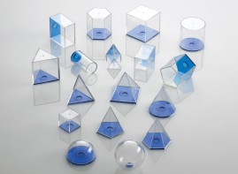 Набор геометрический 5 см (прозрачный) - fgospostavki.ru - Ейск