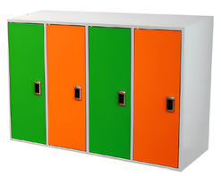 Шкаф-локер металлический 4-х местный с электронным замком - fgospostavki.ru - Ейск