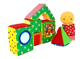 Развивающая игрушка для детей с нарушением зрения "Конструктор Колобок" - fgospostavki.ru - Ейск