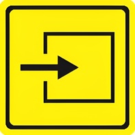 Тактильный знак (вход в помещение) 100х100 - fgospostavki.ru - Ейск