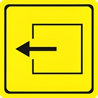 Тактильный знак (выход из помещения) 100х100 - fgospostavki.ru - Ейск