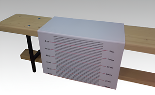 Линейка складная для измерения уровня гибкости на гимнастическую скамейку - fgospostavki.ru - Ейск