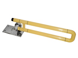 Поручень откидной с антибактериальным покрытием (желтый) - fgospostavki.ru - Ейск