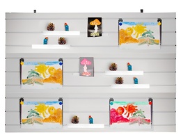 Стенд экспозиционный навесной для детских работ - fgospostavki.ru - Ейск