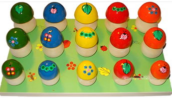 Развивающая игрушка для детей с нарушением слуха "Грибная полянка" - fgospostavki.ru - Ейск