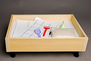 Игровой набор для экспериментов с песком "Песочница" (бук) - fgospostavki.ru - Ейск