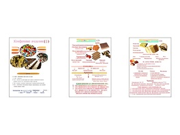 Плакаты ПРОФТЕХ "Конфетные изделия" (3 пл, винил, 70х100) - fgospostavki.ru - Ейск