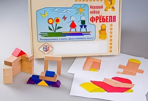 Игровой набор Фребеля "Конструктор деревянный без соединений-2" (Серия "Эксперимент") - fgospostavki.ru - Ейск