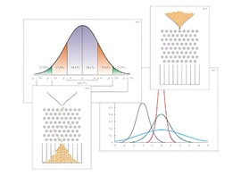 Модель-аппликация "Нормальное распределение (Распределение Гаусса)" (ламинированная) - fgospostavki.ru - Ейск