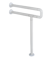 Поручень напольно-настенный с антибактериальным покрытием (белый) - fgospostavki.ru - Ейск
