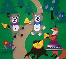 Пособие для слабовидящих детей - Театр-сказка "Два жадных медвежонка" - fgospostavki.ru - Ейск