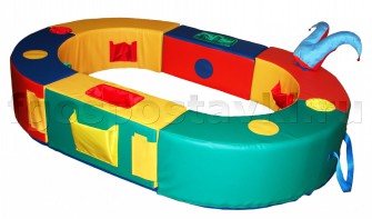 Манеж овальный 150х100х30 см (без мягкого дна) - fgospostavki.ru - Ейск