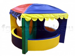 Сухой бассейн-трансформер "Карусель" 6 элементов с шариками - fgospostavki.ru - Ейск