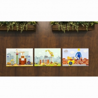 Комплект настенных панелей «Стройка» - fgospostavki.ru - Ейск