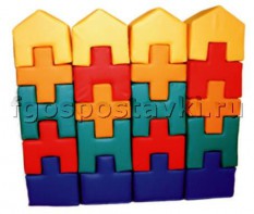 Мягкий модуль-конструктор "Строитель" (40 элементов) - fgospostavki.ru - Ейск