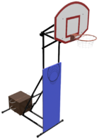 Стойка стритбольная-минибаскетбольная складная, переносная (регулируемая высота от 2,75 метров до 3,05 метра) - fgospostavki.ru - Ейск