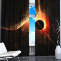 Комплект светонепроницаемых штор "Планеты" - fgospostavki.ru - Ейск