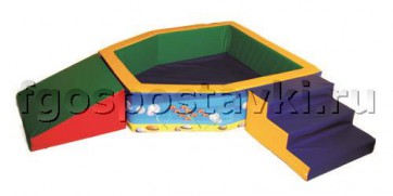 Сухой бассейн "Морская крепость" 1,5х1,2м - fgospostavki.ru - Ейск