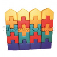 Мягкий модуль-конструктор "Строитель" (20 элементов) - fgospostavki.ru - Ейск