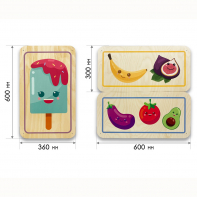 Набор стеновых панелей «Милая еда - Радуга вкуса» - fgospostavki.ru - Ейск