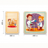 Набор стеновых панелей «Мои увлечения - Весёлые эксперименты» - fgospostavki.ru - Ейск