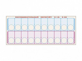 Панно "Объекты, предназначенные для демонстрации последовательного пересчета от 0 до 10; от 0 до 20" + комплект тематических магнитов - fgospostavki.ru - Ейск