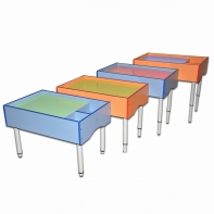 Песочные столы на регулируемых опорах RGB подсветка - fgospostavki.ru - Ейск