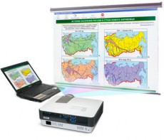 Диск с электронными плакатами, презентациями (электронный учебник) по геoграфии "Природа и население России" 93 темы - fgospostavki.ru - Ейск