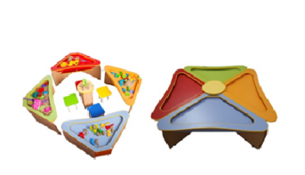 Детский тактильный песочный комплекс "Ромашка" - fgospostavki.ru - Ейск