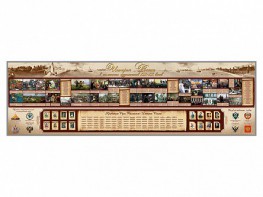 Настенное полотно "История России" (5000 х 1500 мм) - fgospostavki.ru - Ейск