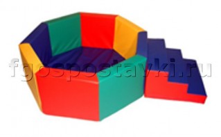 Сухой бассейн восьмигранный с лесенкой - fgospostavki.ru - Ейск