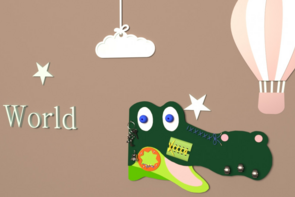 Бизиборд «Голова крокодила» - fgospostavki.ru - Ейск