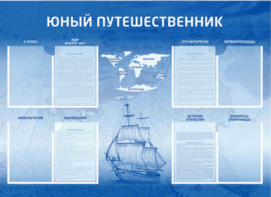Стенд-уголок "Юный путешественник" - fgospostavki.ru - Ейск