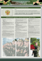 Стенд-уголок "Конституция Российской Федерации и Федеральный закон "О воинской обязанности и военной службе" - fgospostavki.ru - Ейск