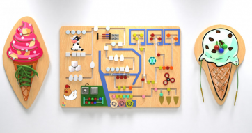 Комплект бизибордов «Фабрика мороженого» - fgospostavki.ru - Ейск