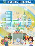 Стенд "Жизнь класса" Вариант 2 - fgospostavki.ru - Ейск