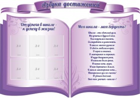 Стенд "Азбука достижений" (резной стенд из 3-х частей) - fgospostavki.ru - Ейск