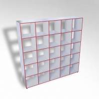 Шкаф открытый многосекционный ТР25 ЛДСП - fgospostavki.ru - Ейск