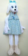 Ростовая кукла "Собачка белая" - fgospostavki.ru - Ейск