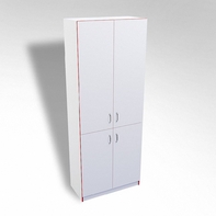 Стеллаж закрытый А-310 ТР ЛДСП  - fgospostavki.ru - Ейск