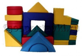 Мягкий модуль-конструктор "Стройка" (20 элементов) - fgospostavki.ru - Ейск